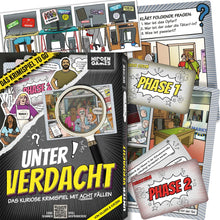 Laden Sie das Bild in den Galerie-Viewer, Unter Verdacht - Das kuriose Krimispiel mit acht Fällen
