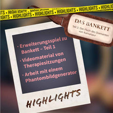Laden Sie das Bild in den Galerie-Viewer, KRIMISPIEL - Das Bankett Teil2: Der Fluch des Diamanten von Ramanpur