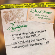 Laden Sie das Bild in den Galerie-Viewer, KRIMISPIEL - Das Dinner: Die letzte Arie der alten Dame