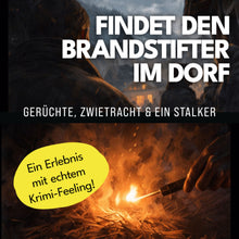 Laden Sie das Bild in den Galerie-Viewer, KRIMISPIEL - Der Brand: Ein Dorf und seine Geheimnisse