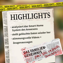 Laden Sie das Bild in den Galerie-Viewer, KRIMISPIEL - Das Familiengeheimnis: Zwei Tote im Hause Bouchard
