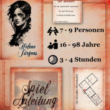 Laden Sie das Bild in den Galerie-Viewer, Krimidinner - Nacht des Wahnsinns