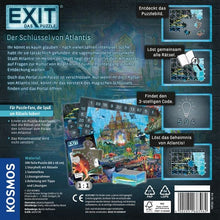 Laden Sie das Bild in den Galerie-Viewer, EXIT - Das Puzzle - Der Schlüssel von Atlantis