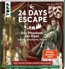 Laden Sie das Bild in den Galerie-Viewer, 24 DAYS ESCAPE – Der Escape Room Adventskalender: Das Phantom der Oper und das unheimliche Theater