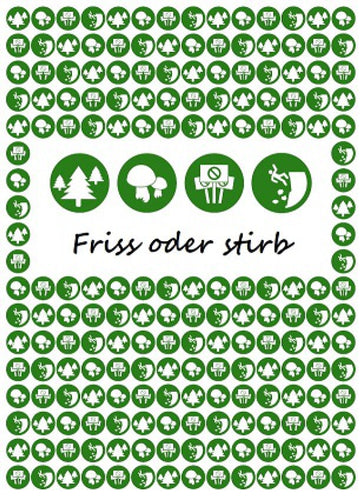 Friss oder stirb – Krimi-Dinner Spiel für 4 Personen