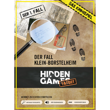 Laden Sie das Bild in den Galerie-Viewer, HIDDEN GAMES TATORT – Der Fall Klein-Borstelheim (Fall 1)